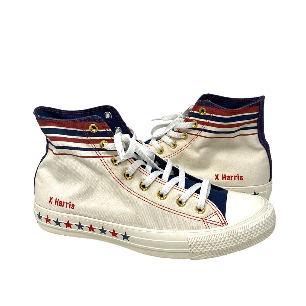 Converse Ctas High Top Canvas White Men Size Sneakers Custom 165816C-WHITEOFFBUX - Picture 4 of 12